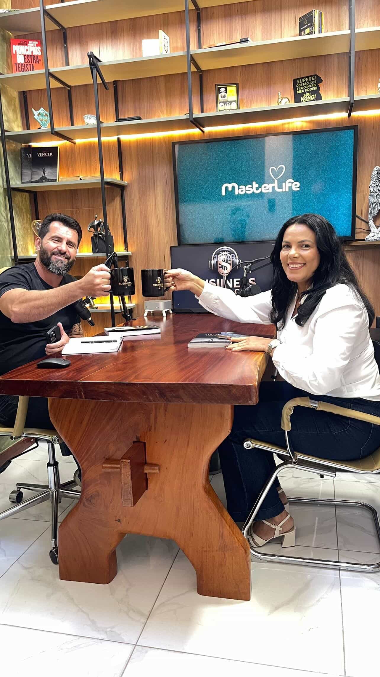Participação em podcast